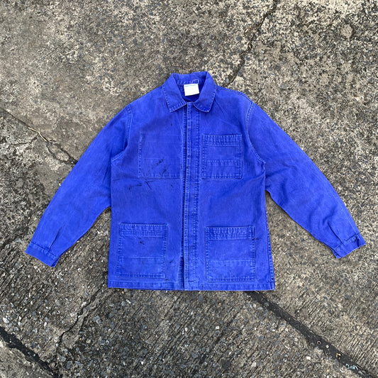 1980s -  French 'New Pilote' Work Jacket - S