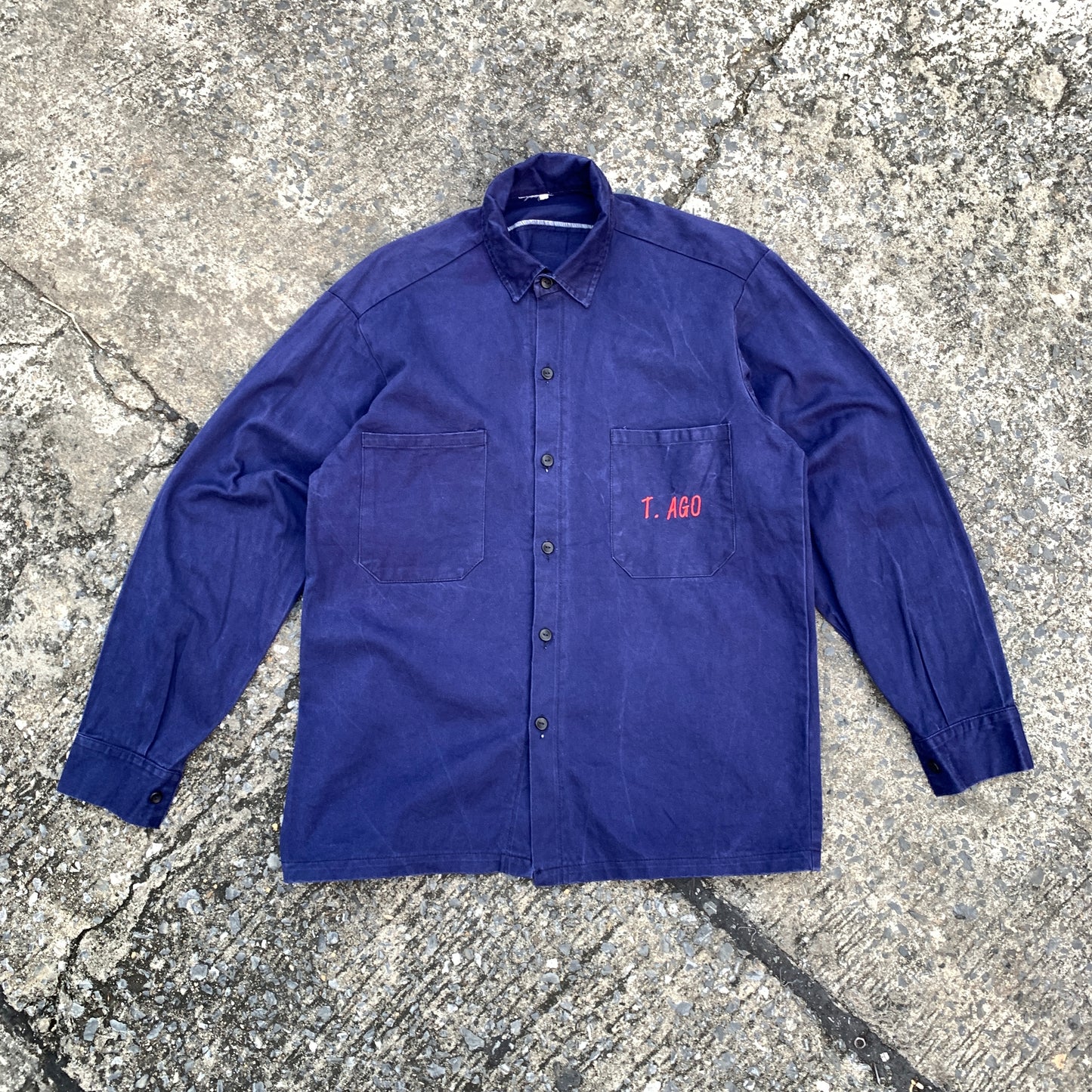 1980s -  Euro Work Heavy Shirt - L