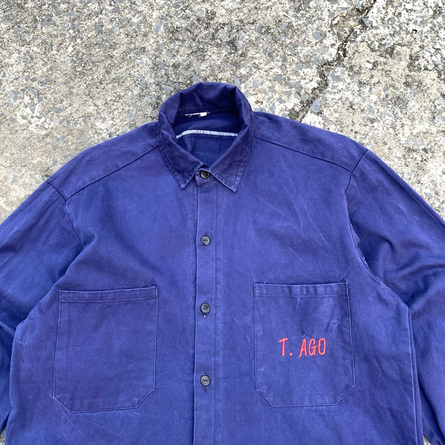 1980s -  Euro Work Heavy Shirt - L