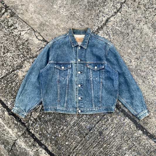 1980s - 'Levis' Orange Tab - Type 3 Denim Jacket 70649 0217 - Japan - L