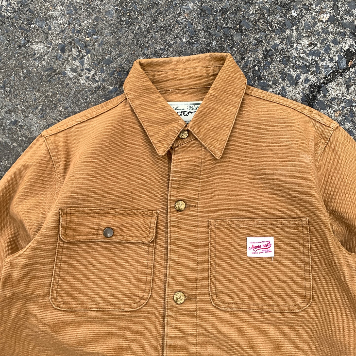 RARE - 'Annie Hall' - Heavy Canvas Chore Jacket - Japan - L