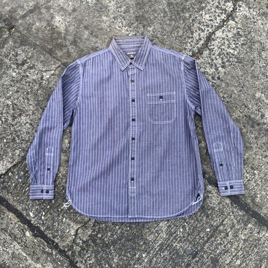 'Eddie Bauer' -  Stripe Shirt - Japan - M